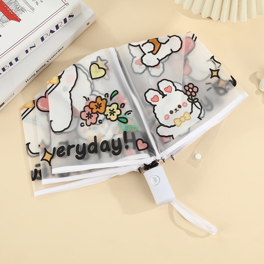 Women folding umbrella with cute animal design Kalsten