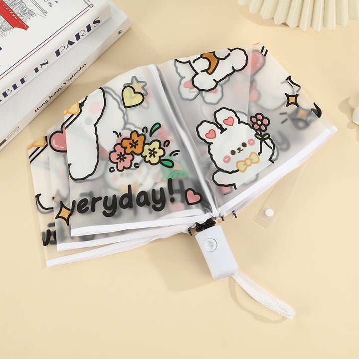 Women folding umbrella with cute animal design Kalsten