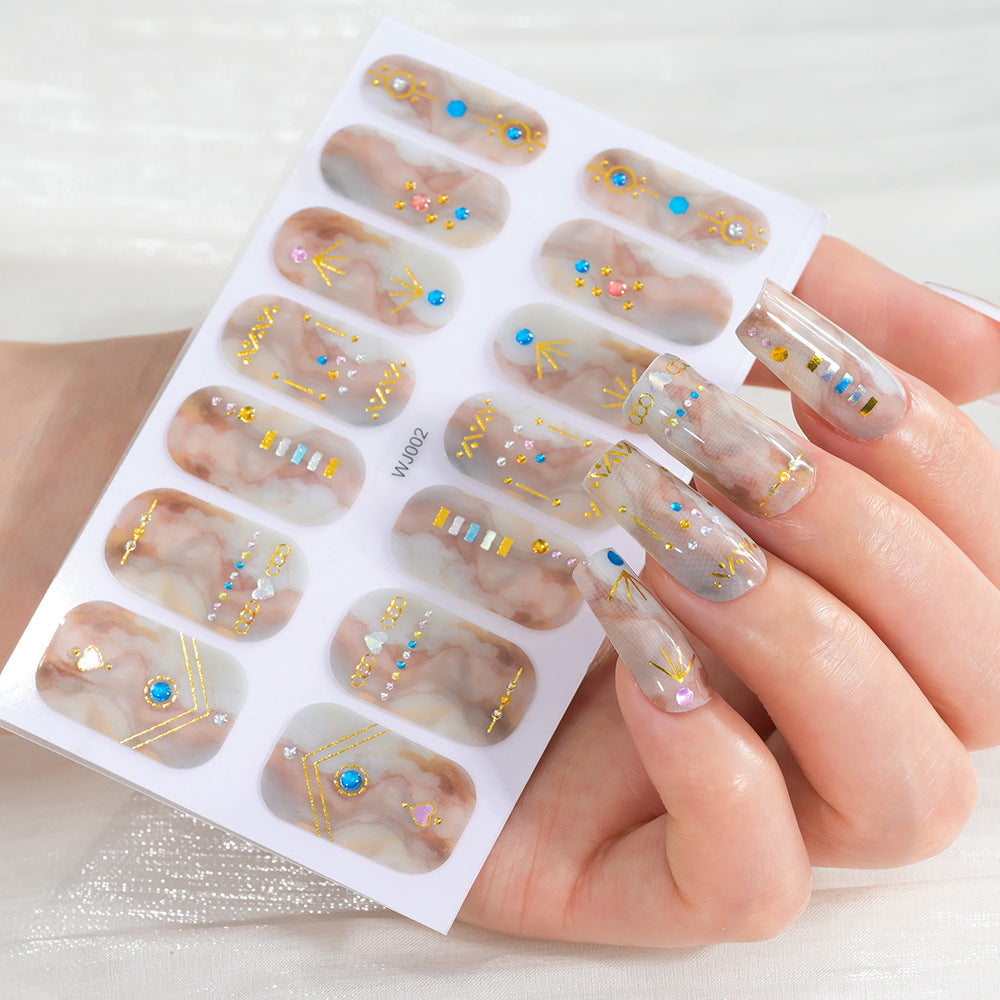 Festive Decorative Nail Art Sheet