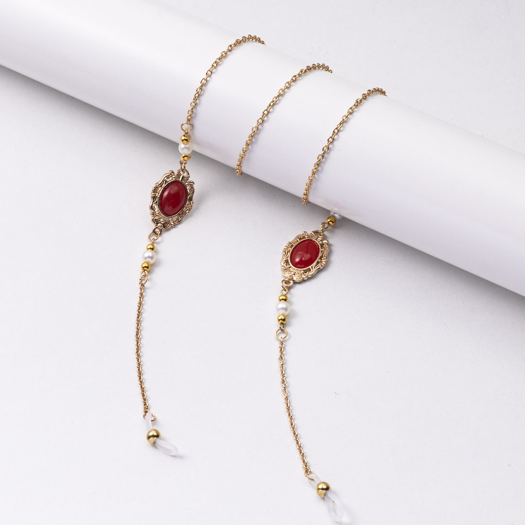 Elegant Beaded Eyewear Chain Kalsten