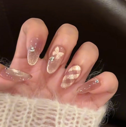 Trendy Ombre Leopard Print Press-On Nails Kalsten