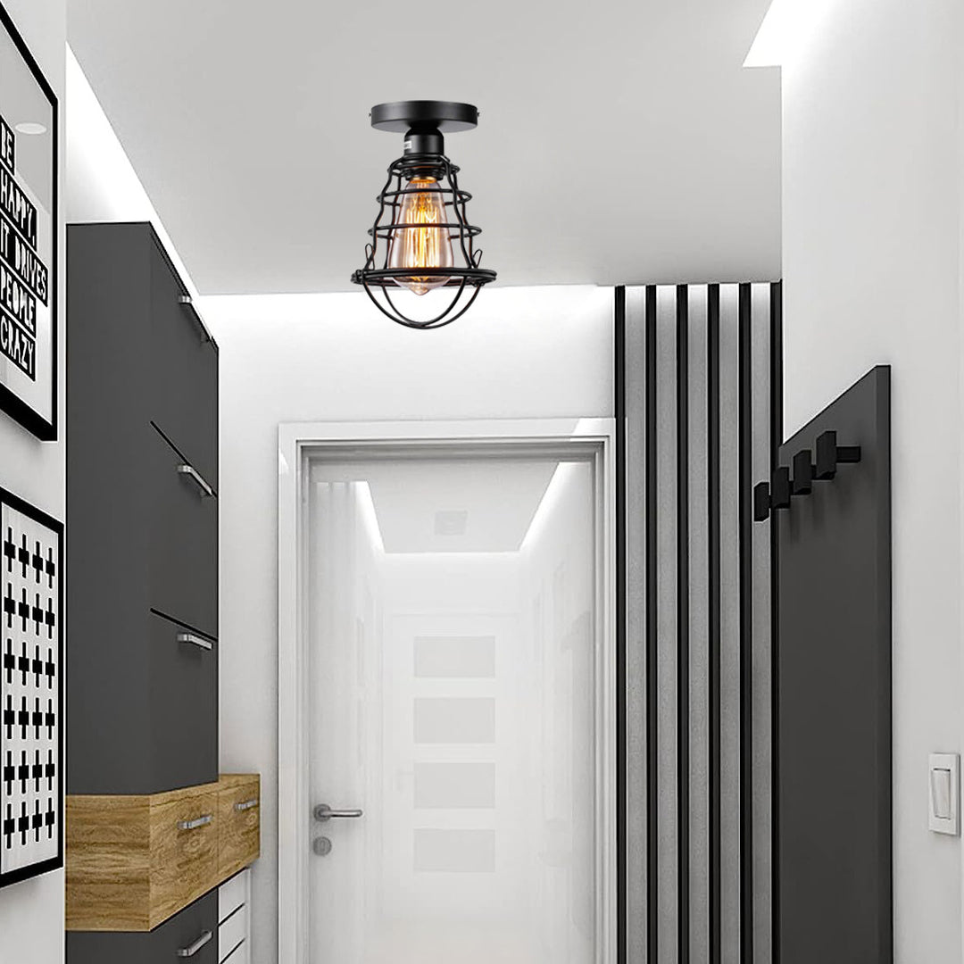 Industrial Style Ceiling Fixture