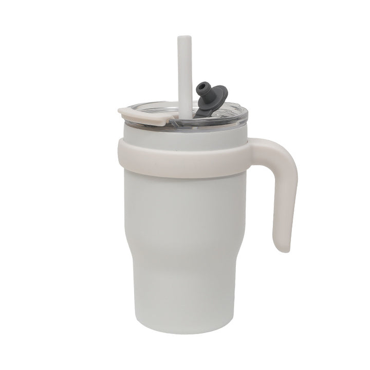 Women's Insulated To-Go Cup with Ergonomic Handle and Flexible Straw Kalsten