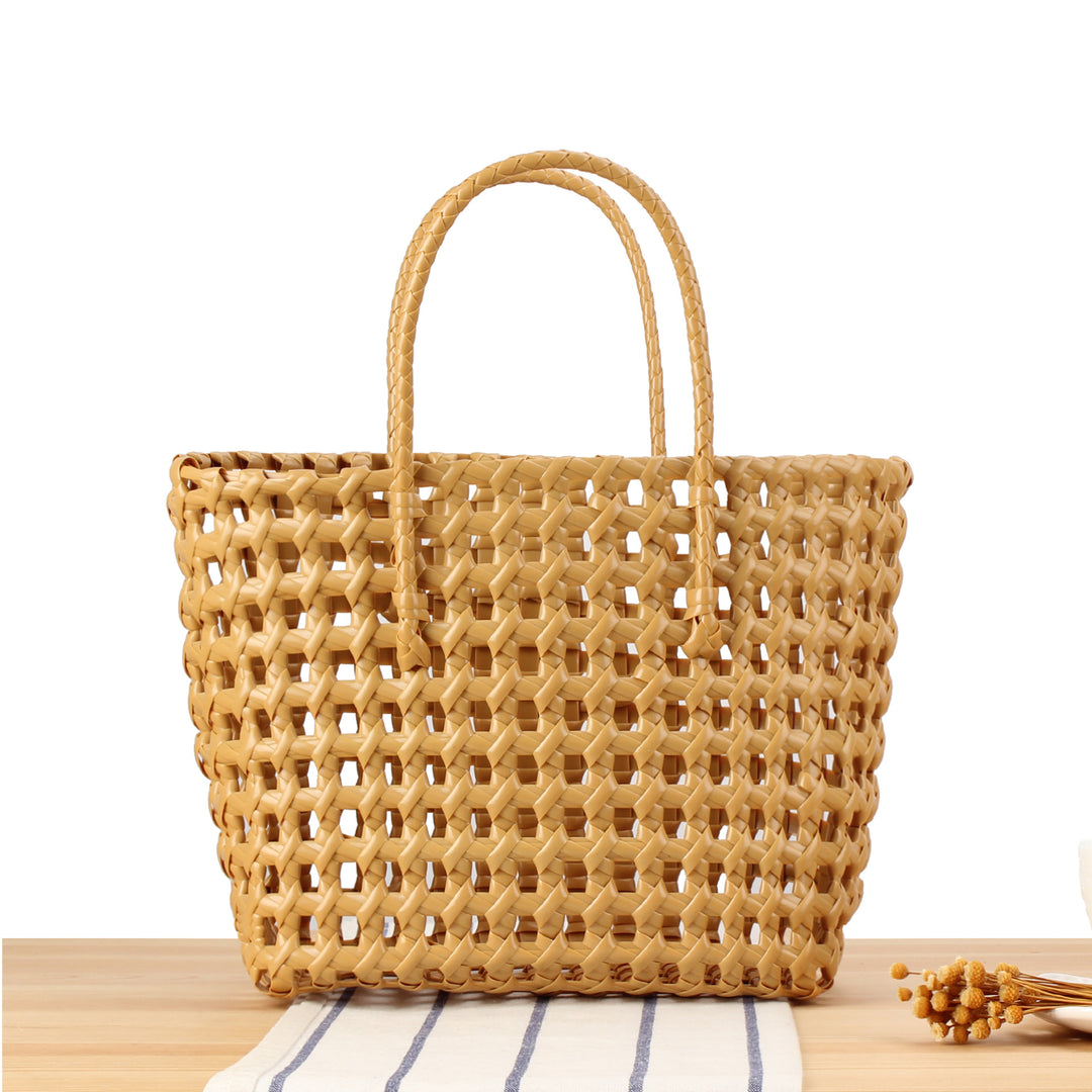 Flexible Tote Bag Made of Handcrafted Woven Material Kalsten