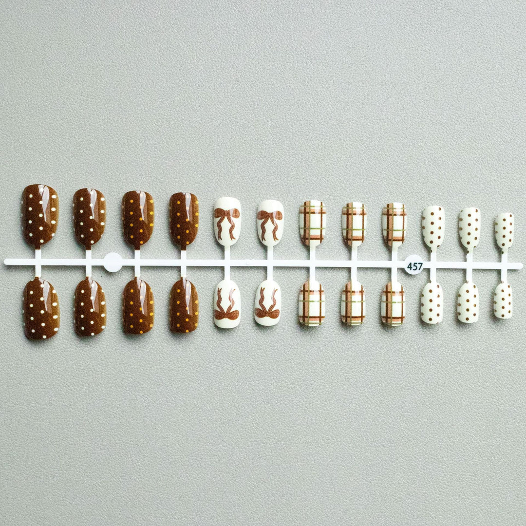 Artistic Nail Art Set with Unique Patterns