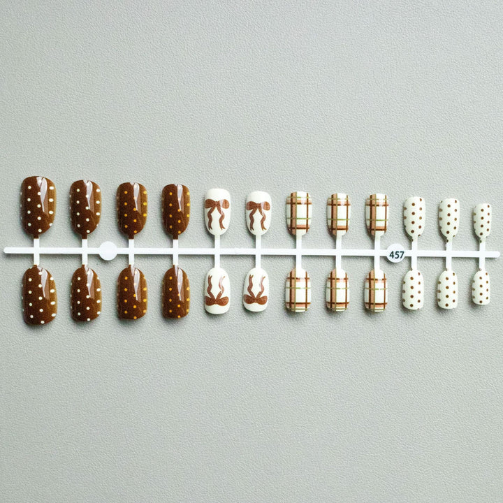 Artistic Nail Art Set with Unique Patterns