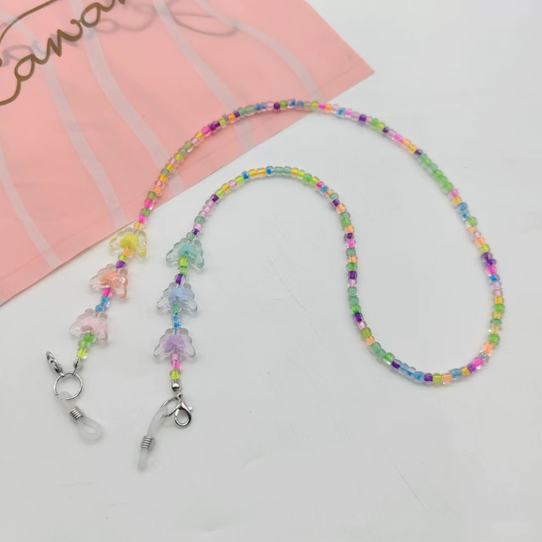 Colorful glasses holder chain with cute animal motifs Kalsten