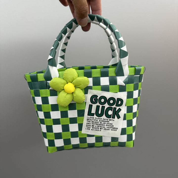 Playful and Colorful Basket Bag Kalsten