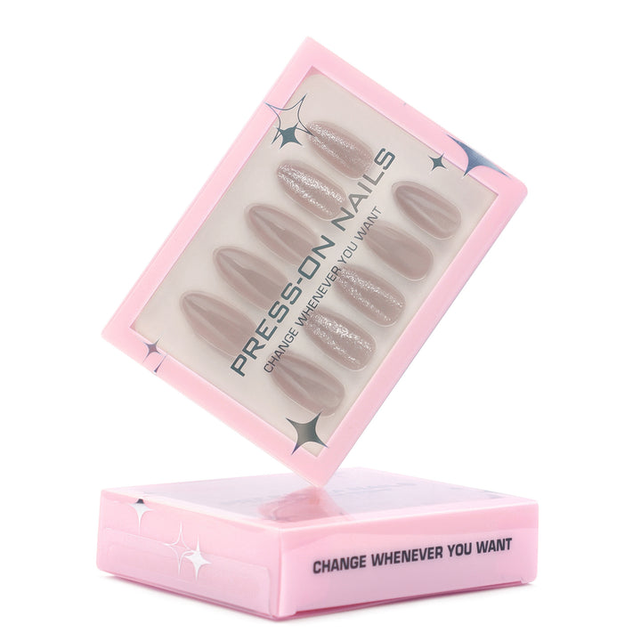 Artificial press-on nails with glitter accents Kalsten