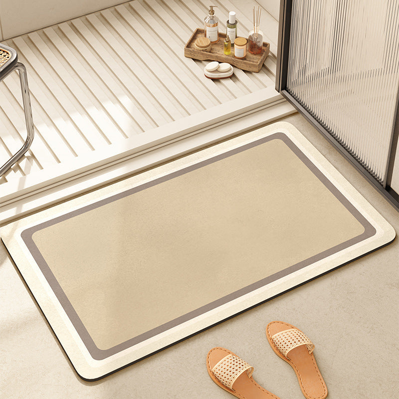 Abstract Geometric Pattern Bath Mat