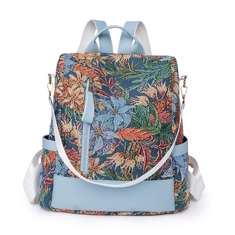 Floral Patterned Versatile Backpack Kalsten