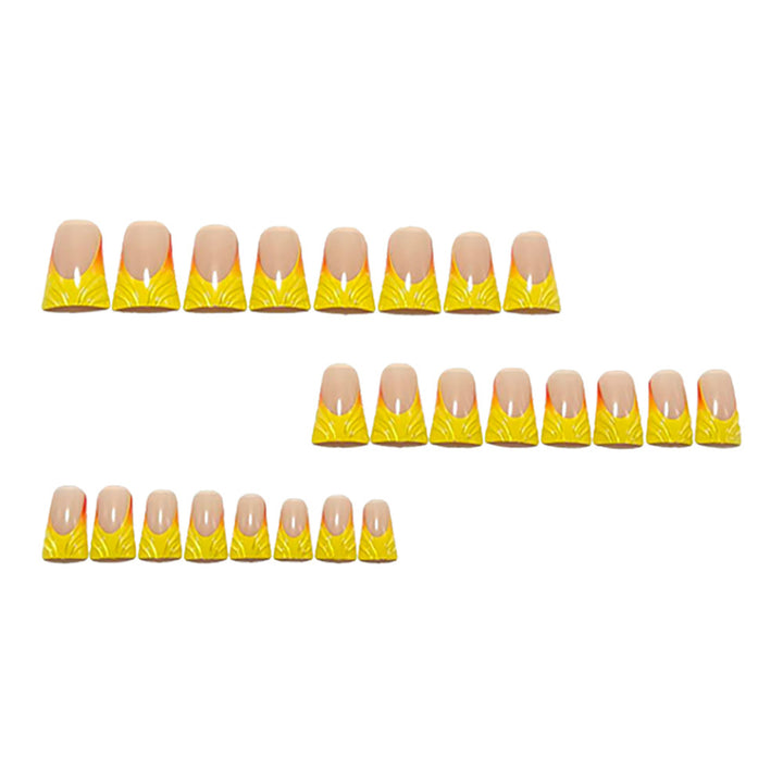 Artificial nails with creative wave design Kalsten