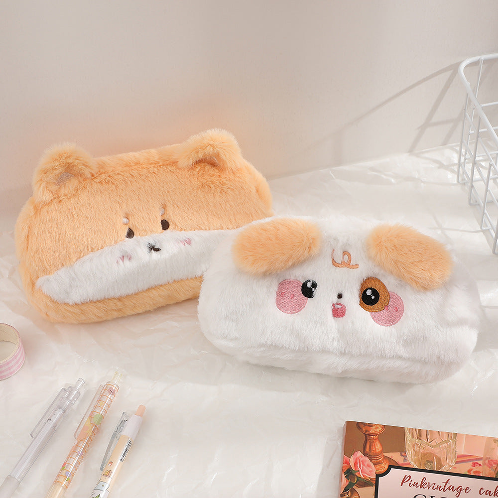 Cute Panda-Themed Plush Pencil Case Kalsten