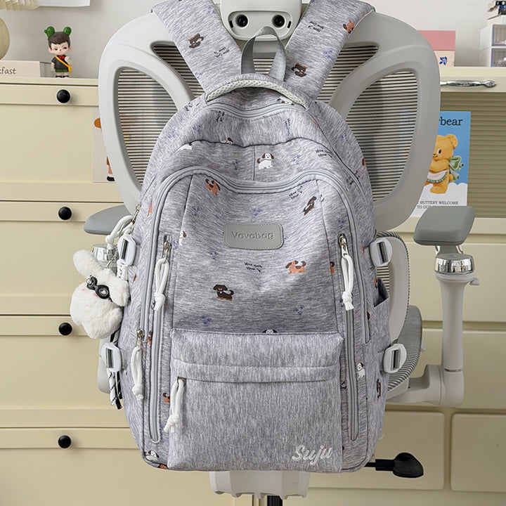 Playful Dog-Themed School Backpack Kalsten