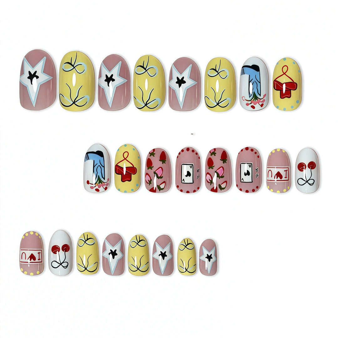 Artistic Floral Nail Art Set Kalsten