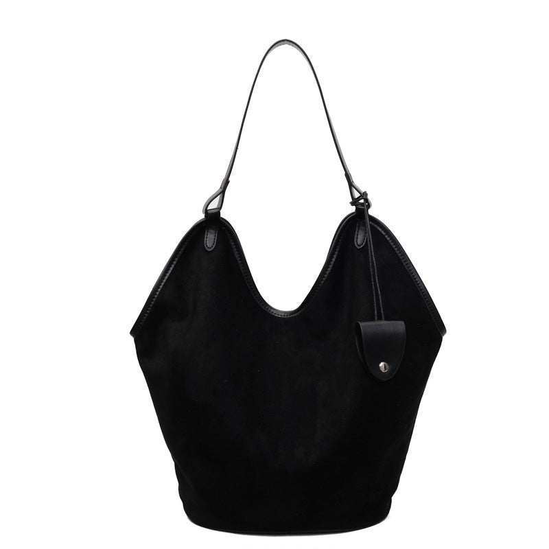 Suede Chic Slouchy Tote Bag Kalsten