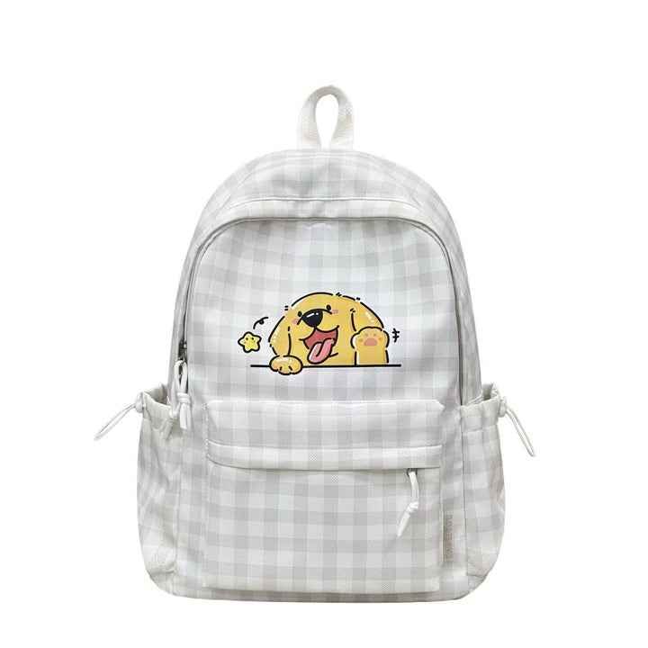 Backpack with Cute Dog Design and Clever Compartment Layout Kalsten