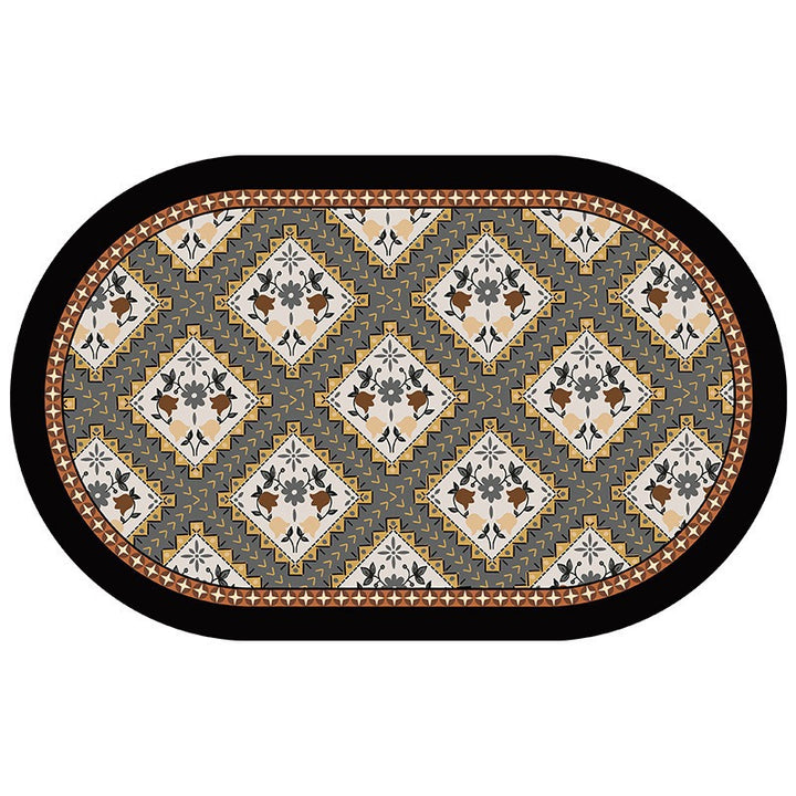 Floral Pattern Decorative Area Mat