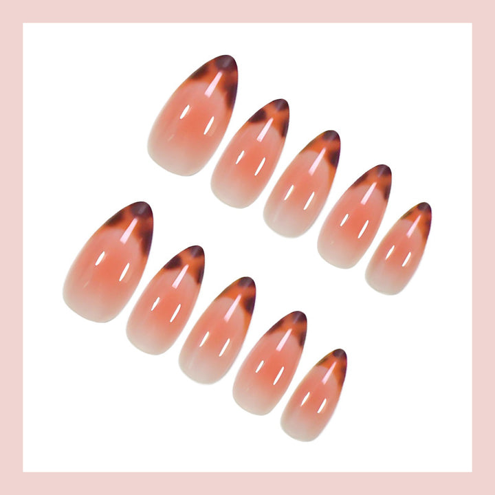 Acrylic nail set with elegant ombre tips Kalsten