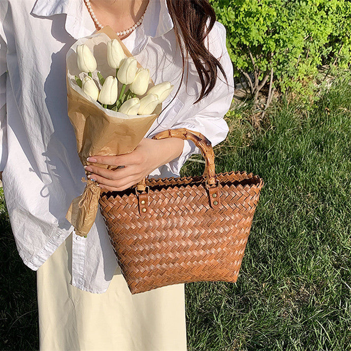 Elegant and Handcrafted Basket Bag Kalsten