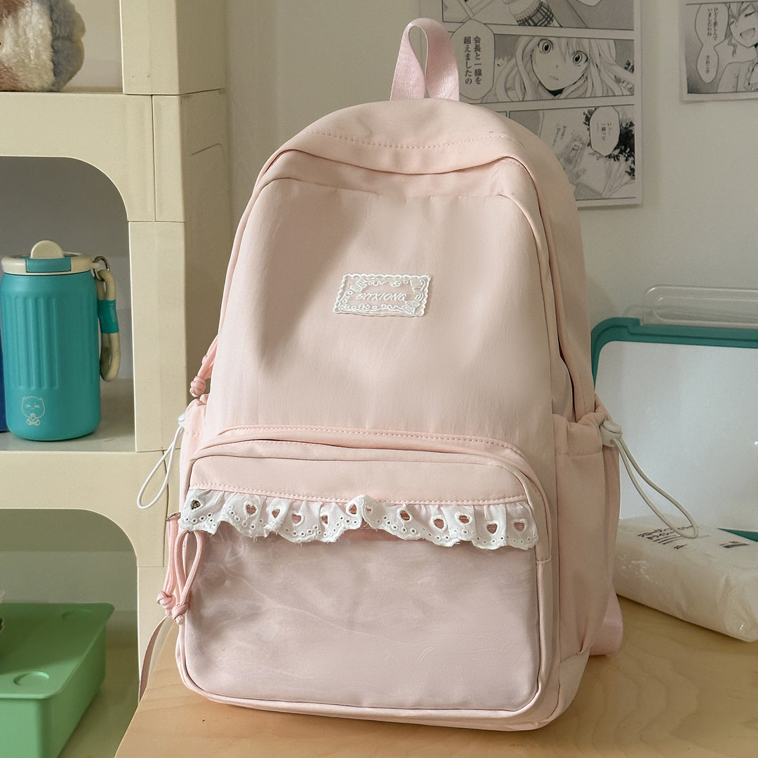 Stylish Ruffled Backpack Kalsten