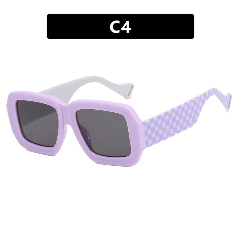 Women's fashionable sunglasses with square design and chic pattern Kalsten