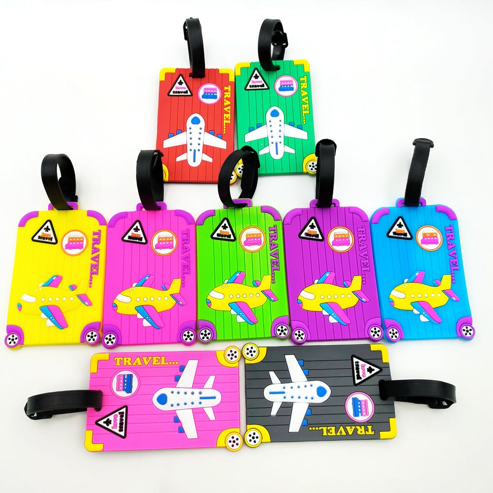Creative Airplane-Themed Luggage Tag Kalsten