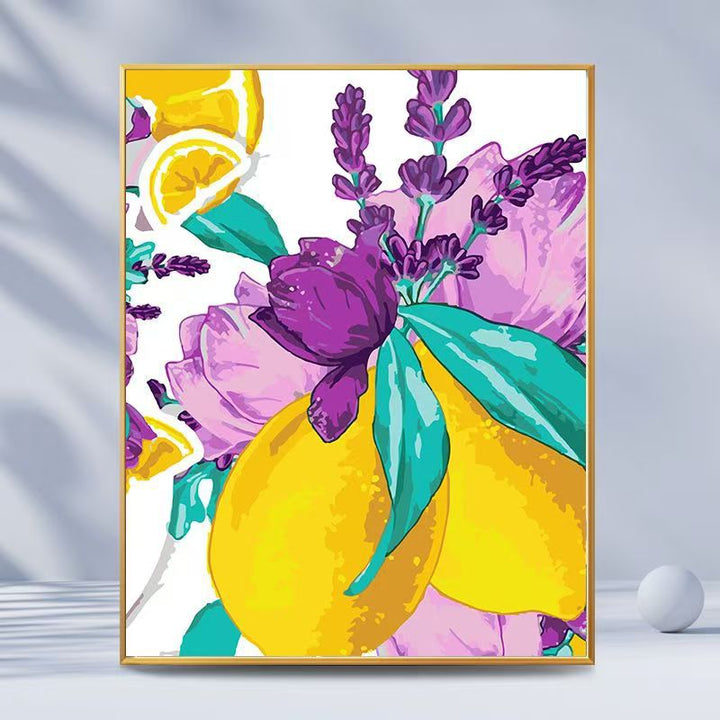 Citrus-Inspired Graphic Art Print Kalsten