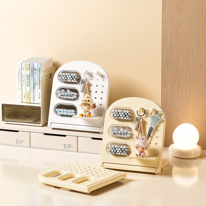 Multi-Functional Desktop Organizer with Adjustable Slots Kalsten