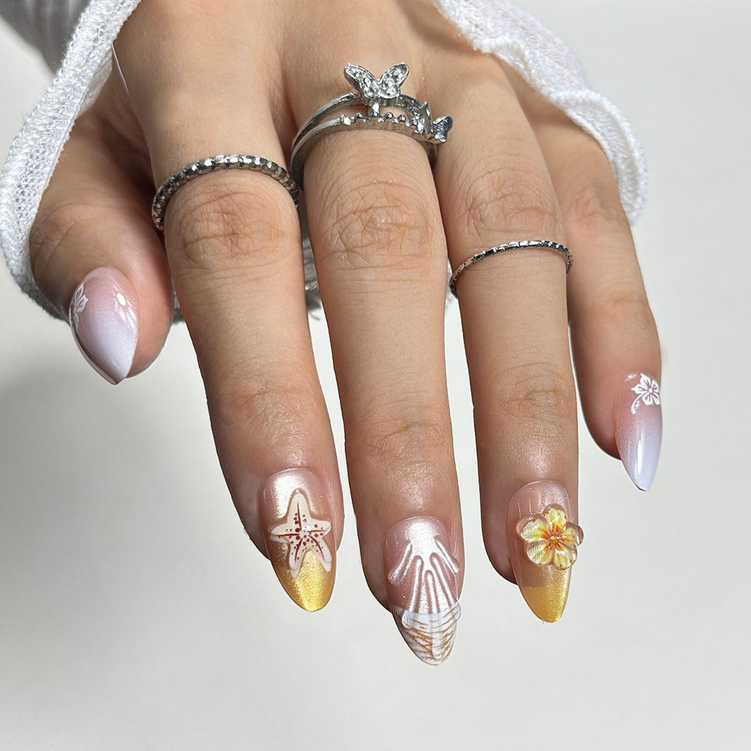 Artistic Themed Press-On Nail Collection Kalsten