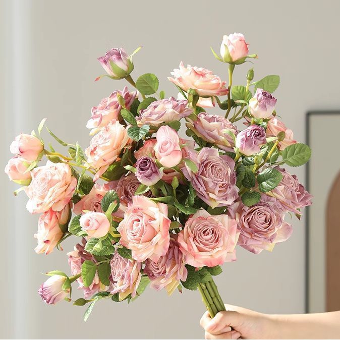 Lifelike Floral Bouquet Arrangement