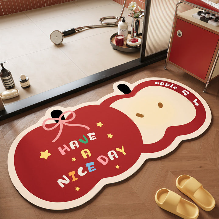 Fun Elephant-Themed Bath Mat Kalsten