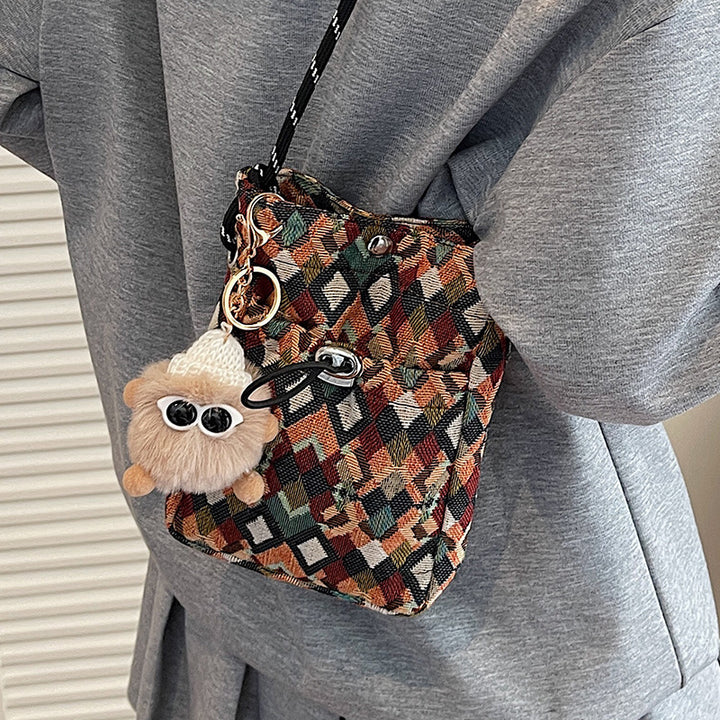 Geometric Pattern Crossbody Bag