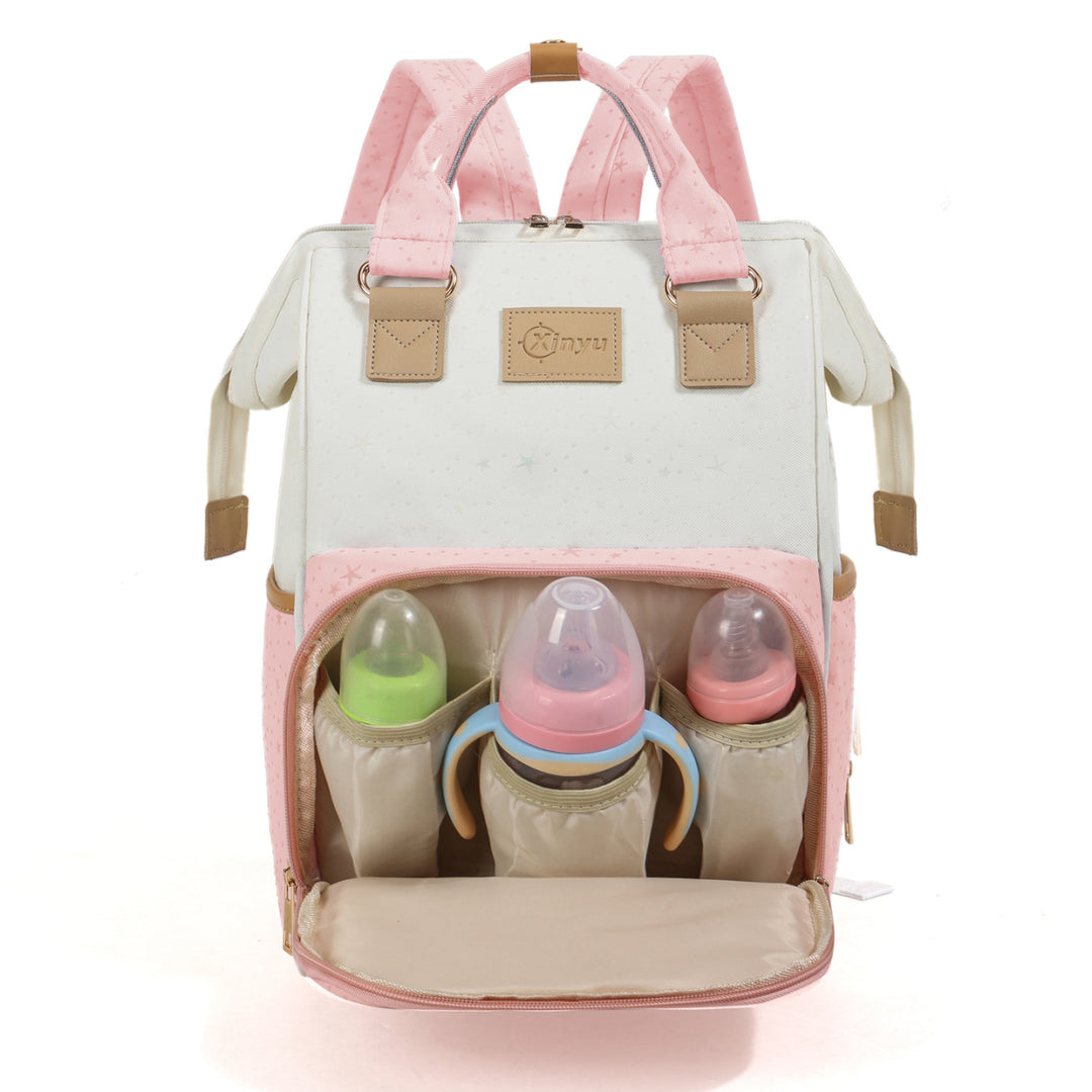 Starry Print Multi-Functional Diaper and Travel Backpack Kalsten