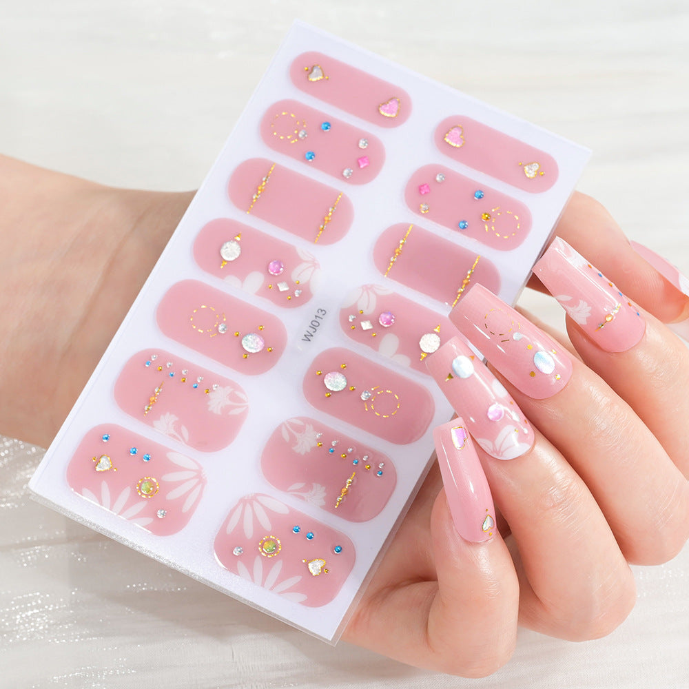 Festive Decorative Nail Art Sheet
