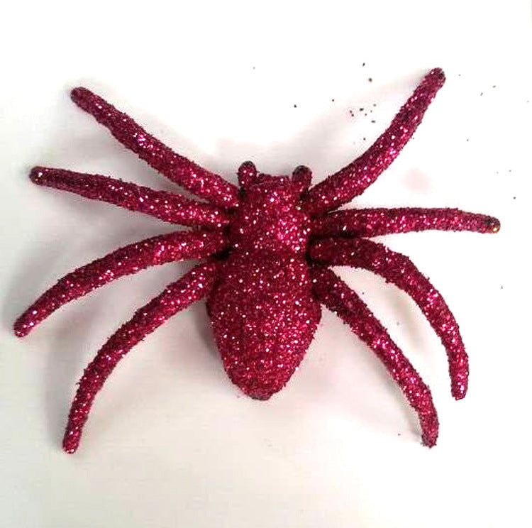 Glittery Spider Decoration Set Kalsten