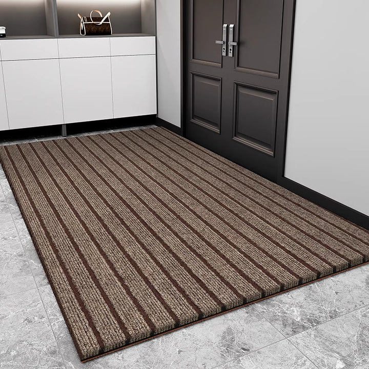 Elegant Striped Entrance Mat Kalsten