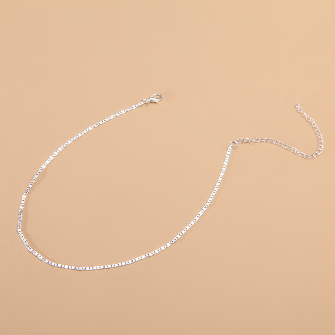 Stylish Silver Necklace Kalsten