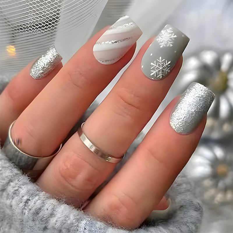 Christmas Artificial Nails Kalsten
