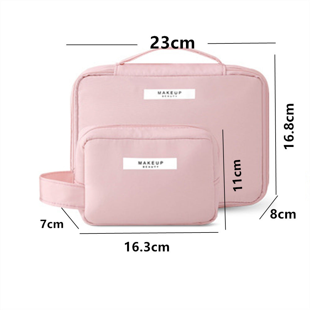 Dual Compartment Travel Makeup Organizer Kalsten