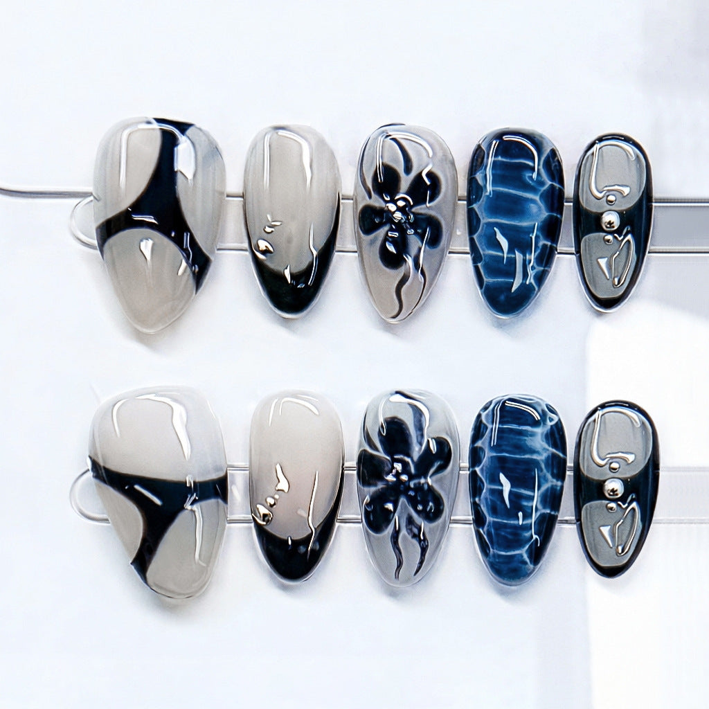 Artistic Contemporary Press-On Nail Set