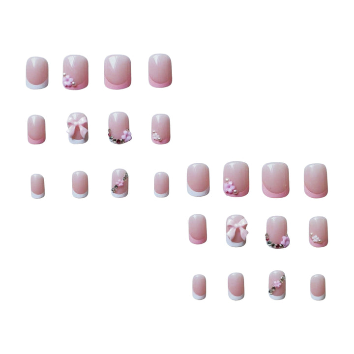 Floral and Gemstone Accent Nail Art Kit