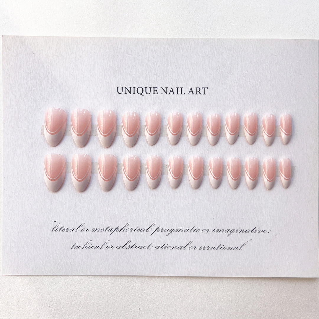 Classic Almond-Shaped Press-On Nail Tips