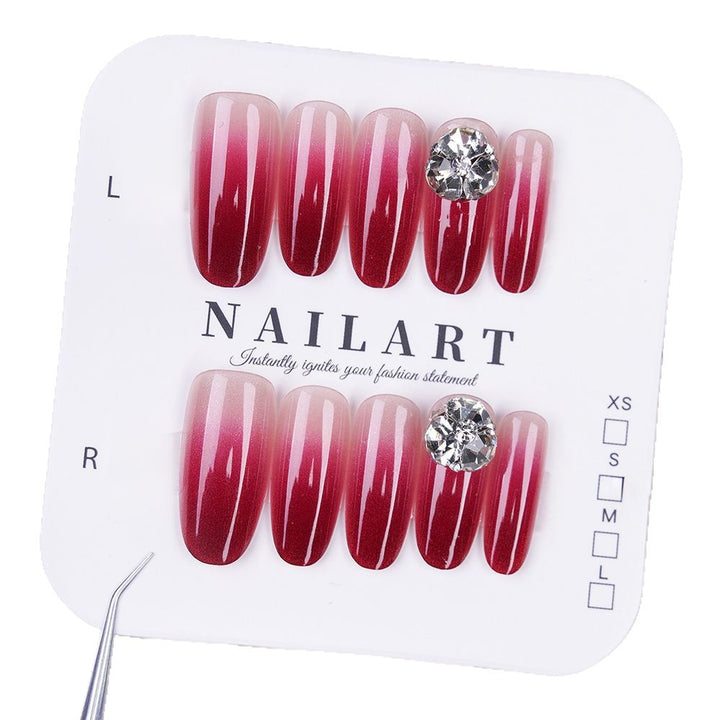 Glamorous Ombre Stiletto Press-On Nail Set Kalsten