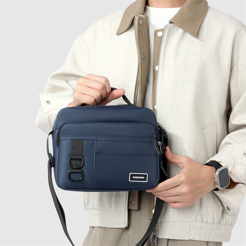 Multi-Pocket Utility Messenger Bag