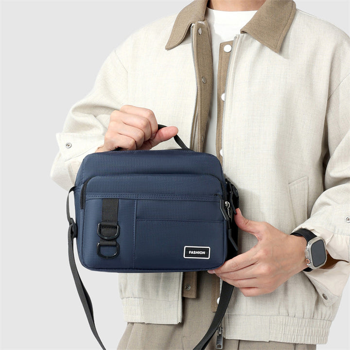 Multi-Pocket Utility Messenger Bag