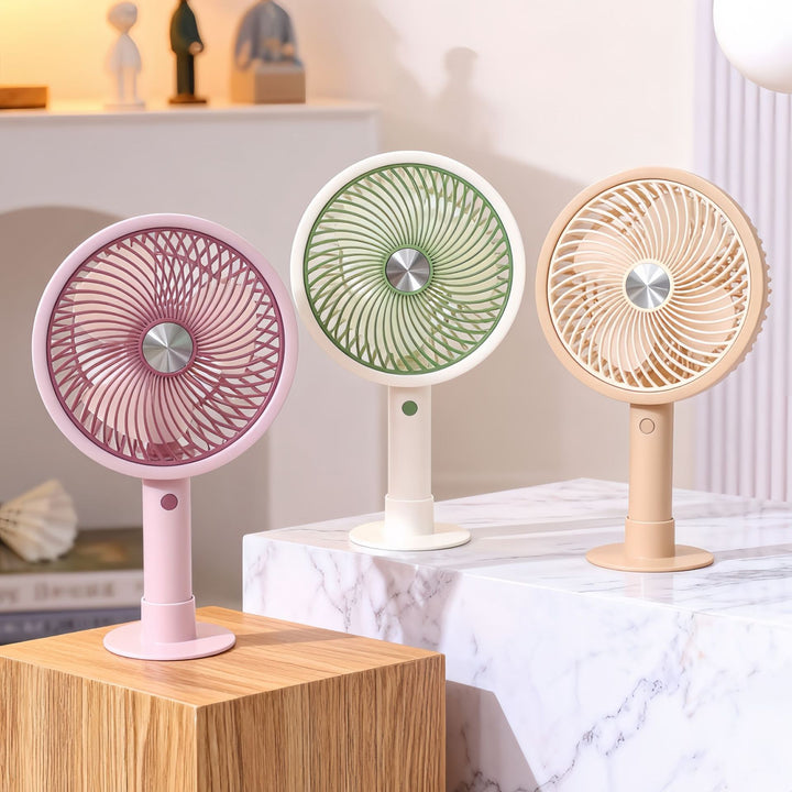 Portable table fan with multiple speed settings and USB connection Kalsten