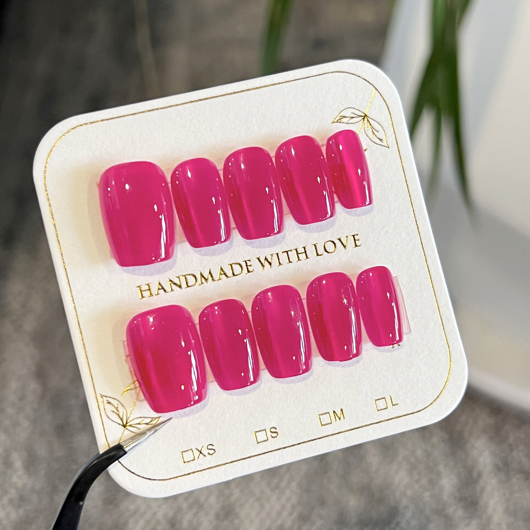 Artificial high-gloss nails with elegant design Kalsten