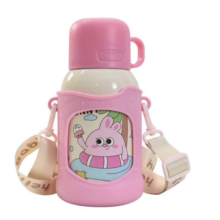 Insulated children's drinking bottle with detachable carrying system Kalsten