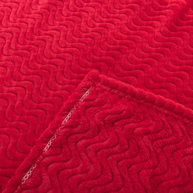 Ladies Cozy Wave Texture Blanket Kalsten